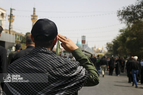 مراسم آیینی جاماندگان اربعین حسینی در مشهد