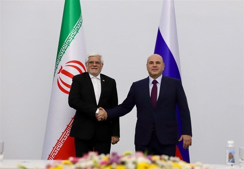 عارف در دیدار نخست‌وزیر روسیه: راهبرد ایران عدم دخالت نیروهای خارجی به‌ویژه در ژئوپلوتیک منطقه است