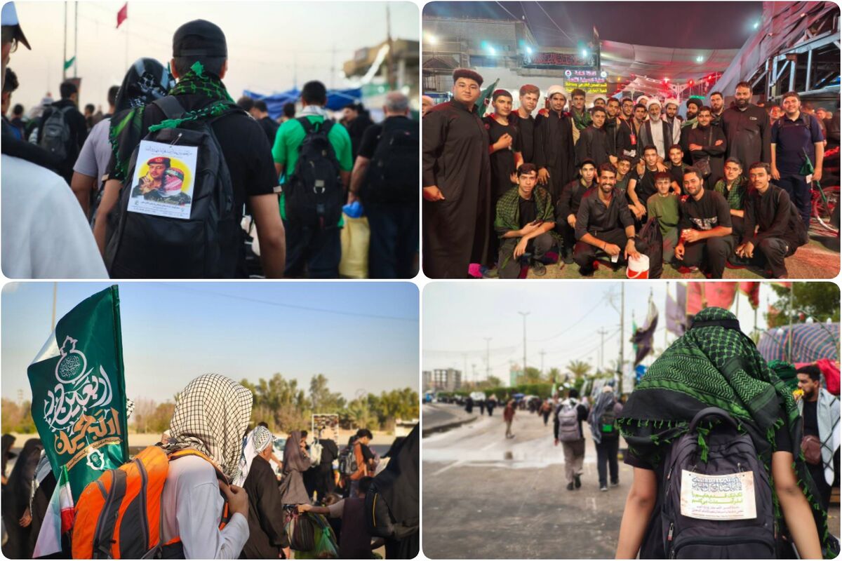 نوجوانان امام رضایی در جاده عشق حسینی