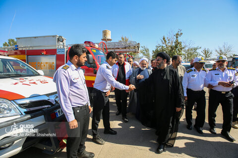 افتتاحیه طرح ملی خدمات یکپارچه جمعیت هلال احمر