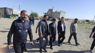 بازدید فرماندار مشهد از مواکب مستقر در محور ملک‌آباد