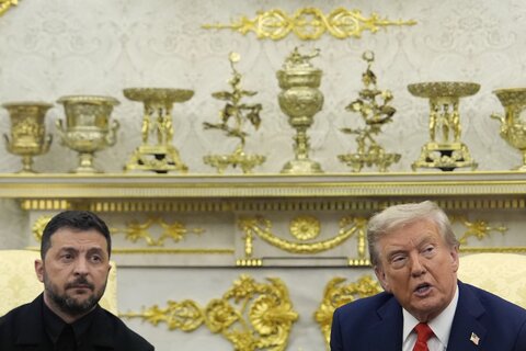 زلنسکی و رهبران اروپایی در کاخ سفید