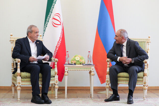 مذاکرات دوجانبه پزشکیان و پاشینیان انجام شد