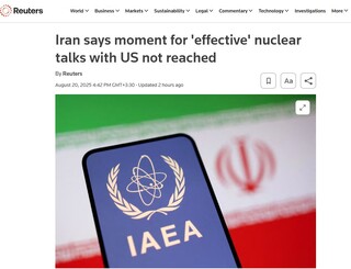 تیتر رسانه‌های انگلیسی‌زبان از مصاحبه «عراقچی» با خبرگزاری جمهوری اسلامی: وقت مذاکره نرسیده‌ است