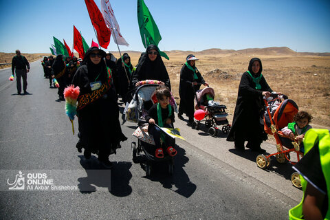 خدمت رسانی به زائران پیاده امام رضا (ع)