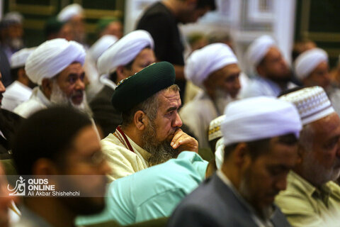 همایش اهل تسنن در حرم مطهر رضوی - مشهد