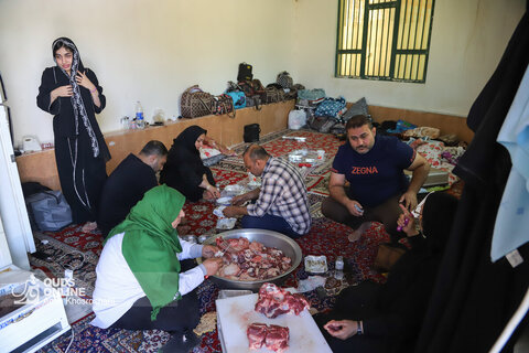 خدمت رسانی به زائران پیاده امام رضا (ع)
