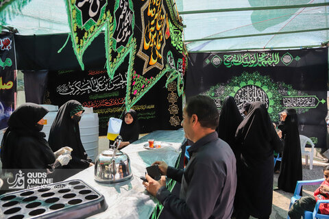 خدمت رسانی به زائران پیاده امام رضا (ع)