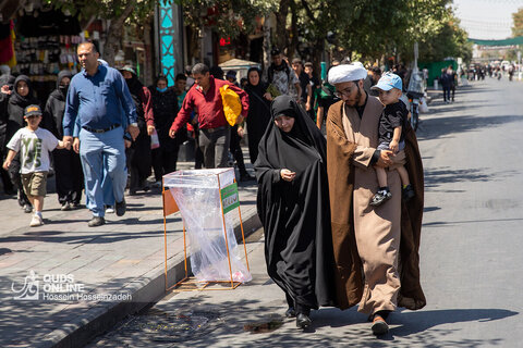 ورود موج اول زائران پیاده امام رضا (ع) به مشهد