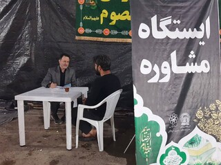 تدارک ۵۸ جایگاه مشاوره در مواکب خدمت‌رسانی به زائران دهه پایانی ماه صفر