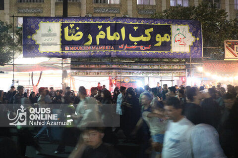 موکب های پذیرایی از زائران در مشهد
