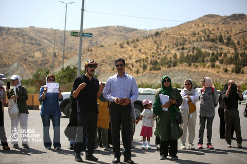 گردهمایی اعتراضی در پی مصوبه تغییر کاربری کوه پارک مشهد
