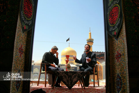 مراسم عزاداری ۲۸ صفر در حرم مطهر رضوی
