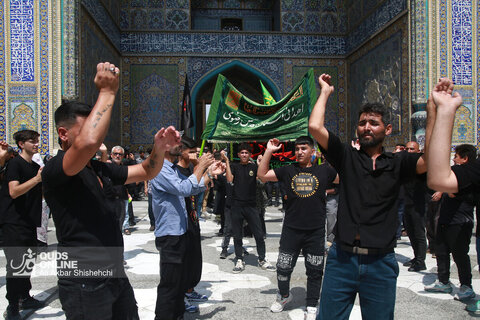 مراسم عزاداری ۲۸ صفر در حرم مطهر رضوی