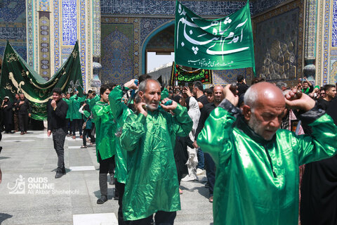 مراسم عزاداری ۲۸ صفر در حرم مطهر رضوی