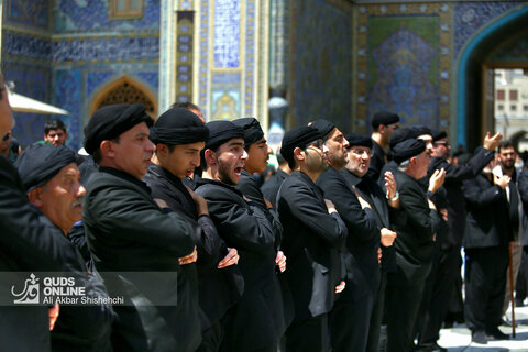 مراسم عزاداری ۲۸ صفر در حرم مطهر رضوی