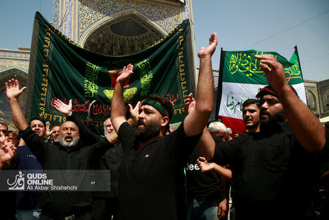 مراسم عزاداری ۲۸ صفر در حرم مطهر رضوی