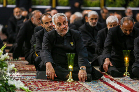 آیین خطبه خوانی شب شهادت امام رضا علیه‌السلام در حرم مطهر رضوی