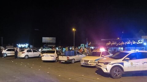 ایجاد ۲۱ موکب اسکان موقت در مسیر زوار حرم رضوی برای کاهش تصادفات جاده‌ای