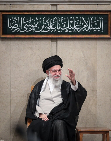 مراسم عزاداری شهادت امام رضا(ع) با حضور مقام معظم رهبری