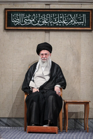 مراسم عزاداری شهادت امام رضا(ع) با حضور مقام معظم رهبری