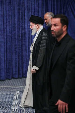 مراسم عزاداری شهادت امام رضا(ع) با حضور مقام معظم رهبری