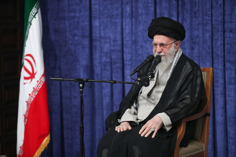 مراسم عزاداری شهادت امام رضا(ع) با حضور مقام معظم رهبری