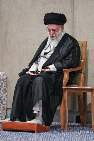 مراسم عزاداری شهادت امام رضا(ع) با حضور مقام معظم رهبری