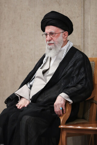 مراسم عزاداری شهادت امام رضا(ع) با حضور مقام معظم رهبری