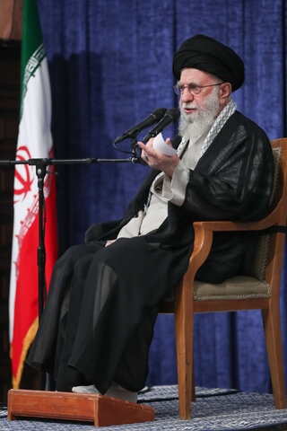 مراسم عزاداری شهادت امام رضا(ع) با حضور مقام معظم رهبری