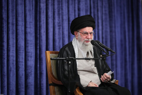مراسم عزاداری شهادت امام رضا(ع) با حضور مقام معظم رهبری