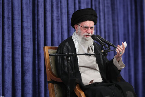 مراسم عزاداری شهادت امام رضا(ع) با حضور مقام معظم رهبری