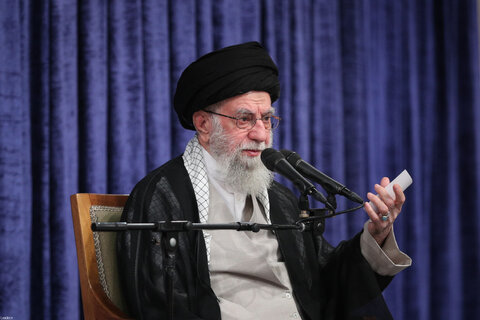 مراسم عزاداری شهادت امام رضا(ع) با حضور مقام معظم رهبری