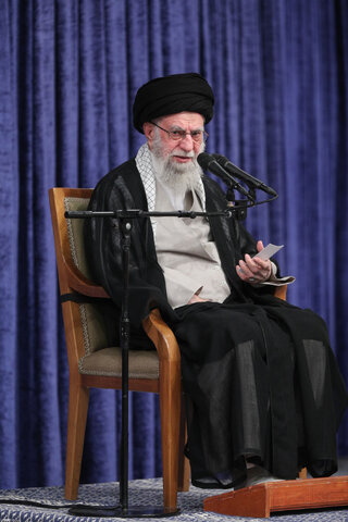 مراسم عزاداری شهادت امام رضا(ع) با حضور مقام معظم رهبری