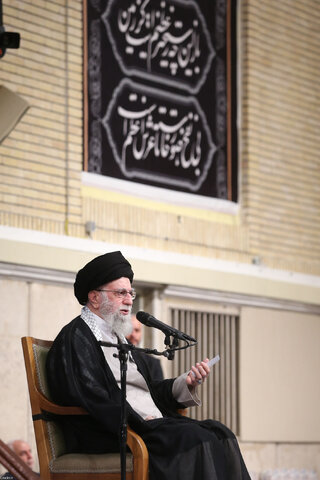 مراسم عزاداری شهادت امام رضا(ع) با حضور مقام معظم رهبری