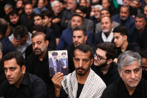 مراسم عزاداری شهادت امام رضا(ع) با حضور مقام معظم رهبری
