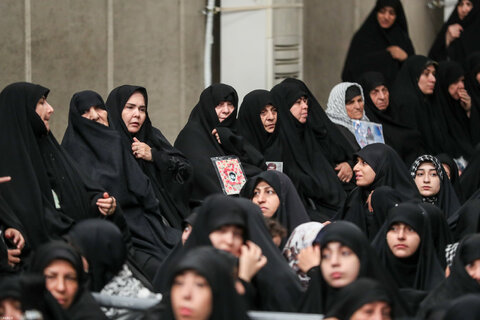 مراسم عزاداری شهادت امام رضا(ع) با حضور مقام معظم رهبری