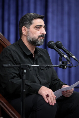 مراسم عزاداری شهادت امام رضا(ع) با حضور مقام معظم رهبری