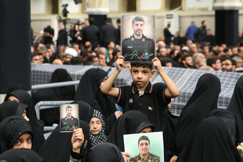 مراسم عزاداری شهادت امام رضا(ع) با حضور مقام معظم رهبری