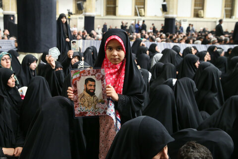 مراسم عزاداری شهادت امام رضا(ع) با حضور مقام معظم رهبری
