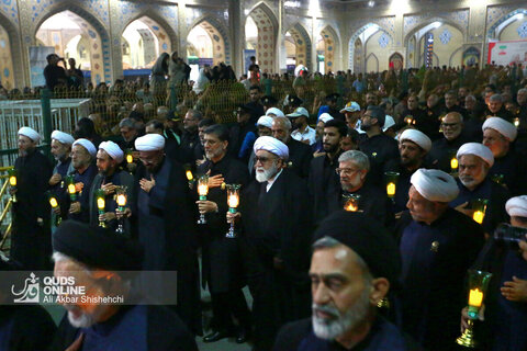 آیین شام غریبان شهادت امام رضا(ع) در حرم رضوی