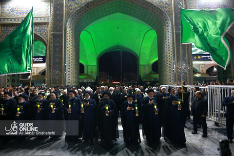آیین شام غریبان شهادت امام رضا(ع) در حرم رضوی