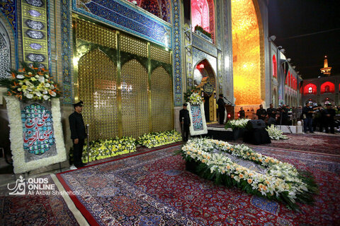 آیین شام غریبان شهادت امام رضا(ع) در حرم رضوی