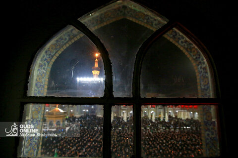 آیین شام غریبان شهادت امام رضا(ع) در حرم رضوی