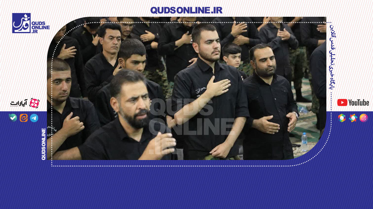 فیلم | عزاداری زیبا و هماهنگ زائران یزدی در شهادت امام رضا(ع)