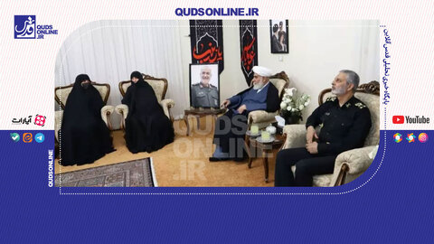 ابلاغ پیام رهبر انقلاب به خانواده شهدای اقتدار