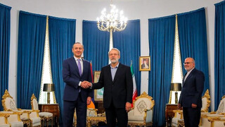 دیدار دبیر شورای امنیت ارمنستان با لاریجانی