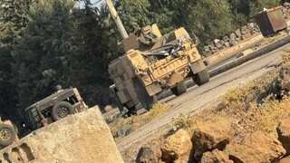 نفوذ ۳۰ خودروی نظامی رژیم صهیونیستی به خاک سوریه از طریق جولان اشغالی