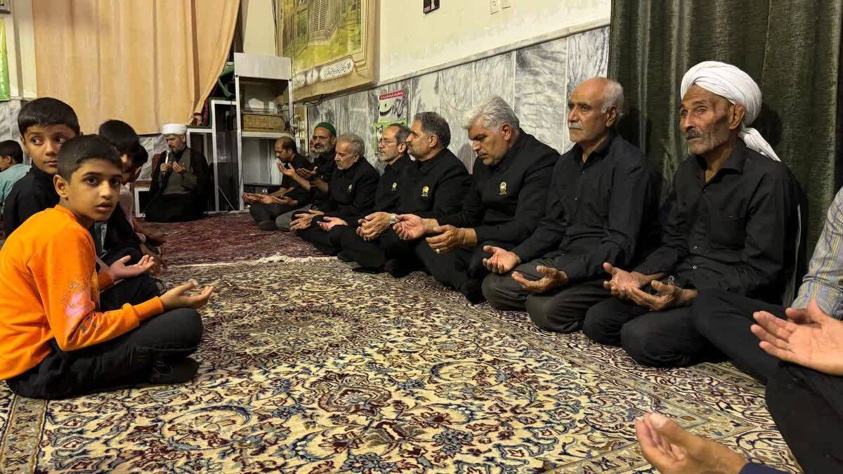 اقامه عزای امام حسن عسکری(ع) در روستاهای موقوفه مشهد با عطر غذای متبرک رضوی