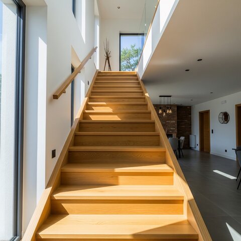 همه چیز درباره پله چوبی؛ از انتخاب چوب تا اجرای بی نقص و نگهداری ساده